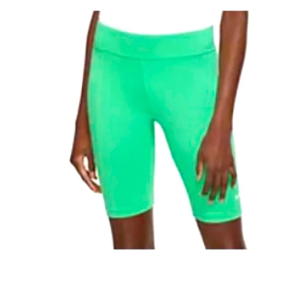 Nike NWT- spring green bike shorts XS